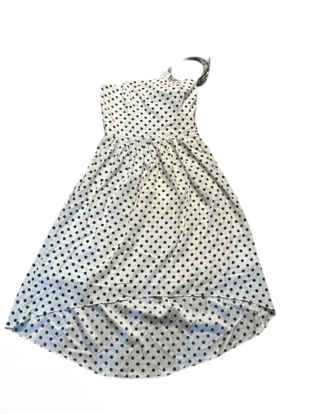 White House black market white black polka dot fit n flare dress new nwt